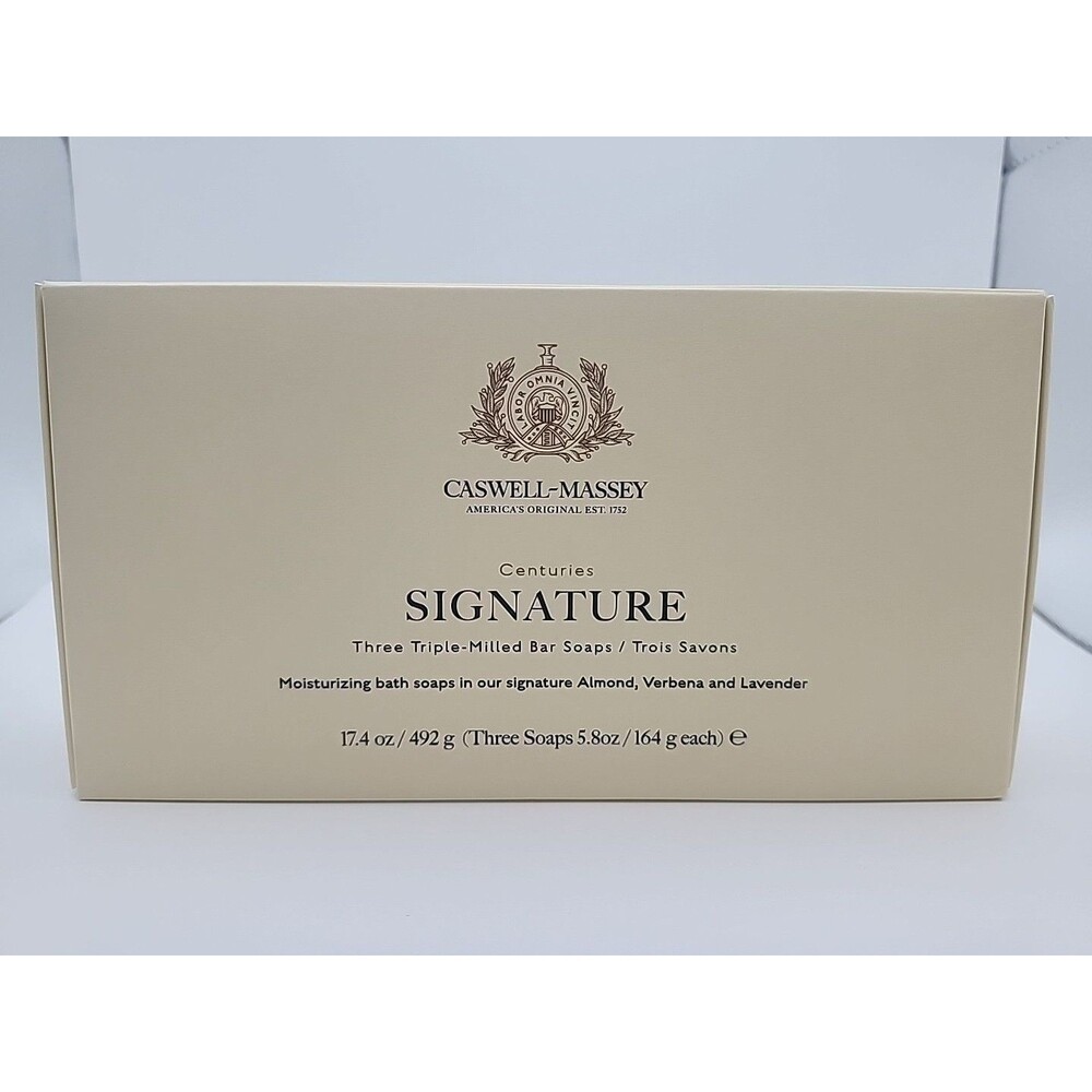 Caswell Massey Centuries Signature Bath Soap Set Of 3 - 5.8oz each